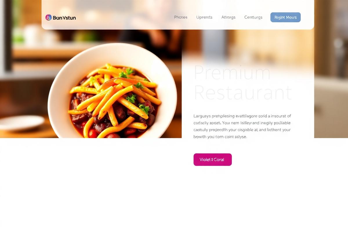 Exemple de site généré par K'ASA : mise en page soignée et personnalisée